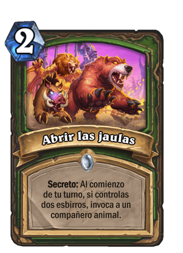 Abrir las jaulas