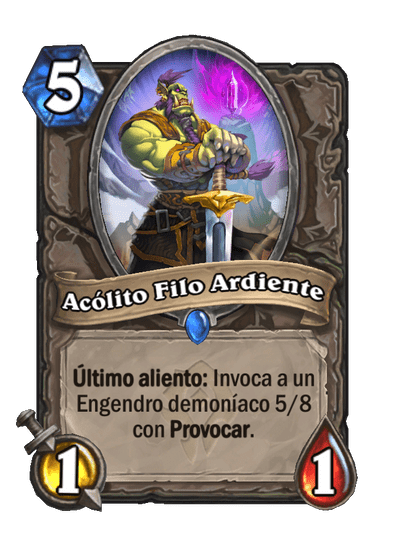 Acólito Filo Ardiente