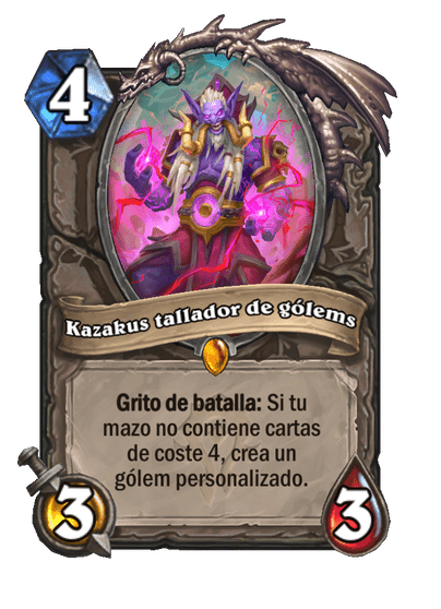 Kazakus tallador de gólems