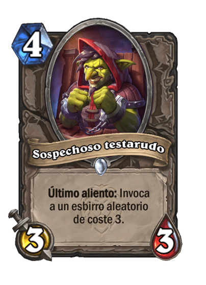 Sospechoso testarudo
