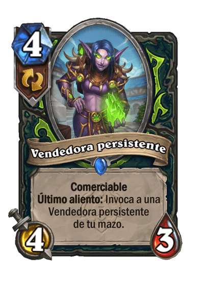 Vendedora persistente