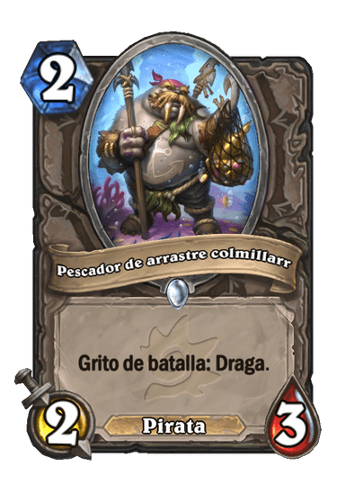 Pescador de arrastre colmillarr