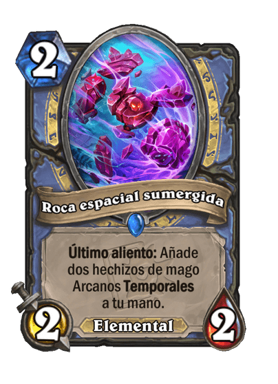 Roca espacial sumergida