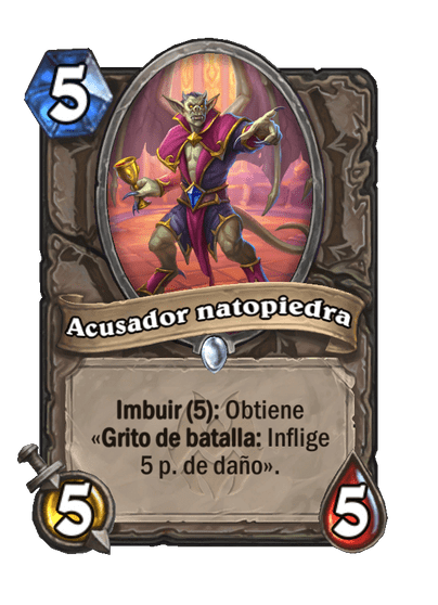 Acusador natopiedra