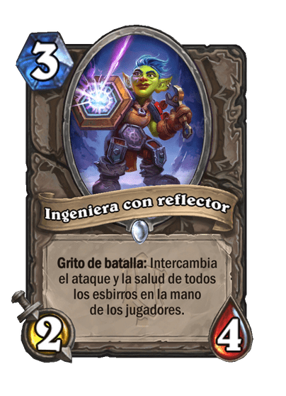 Ingeniera con reflector