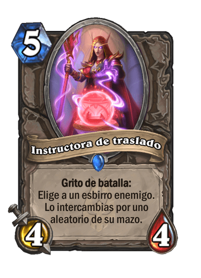 Instructora de traslado