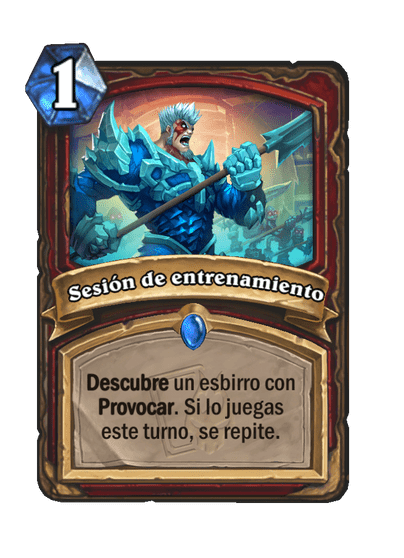 Sesión de entrenamiento