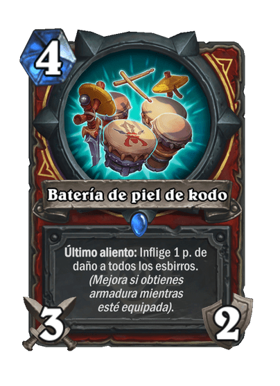 Batería de piel de kodo