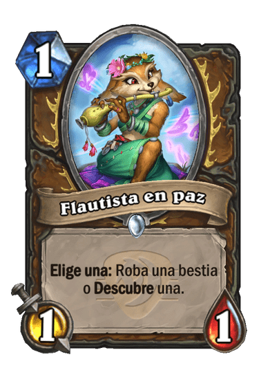 Flautista en paz