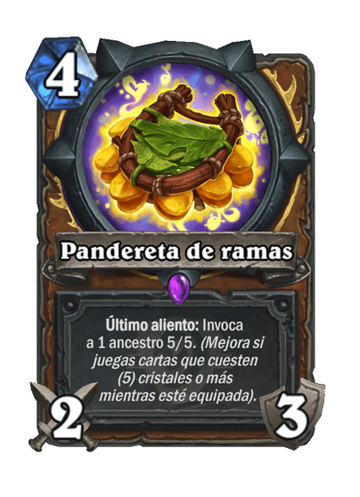 Pandereta de ramas