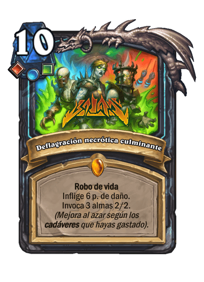 Deflagración necrótica culminante