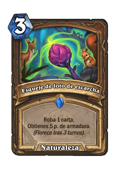 Esqueje de loto de escarcha