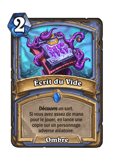 Écrit du Vide