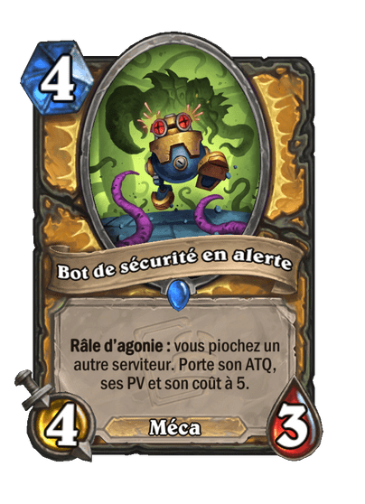 Bot de sécurité en alerte