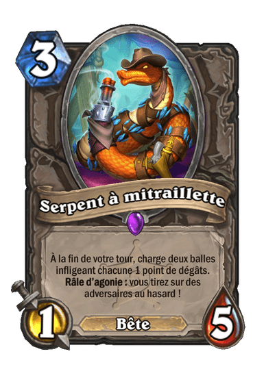 Serpent à mitraillette