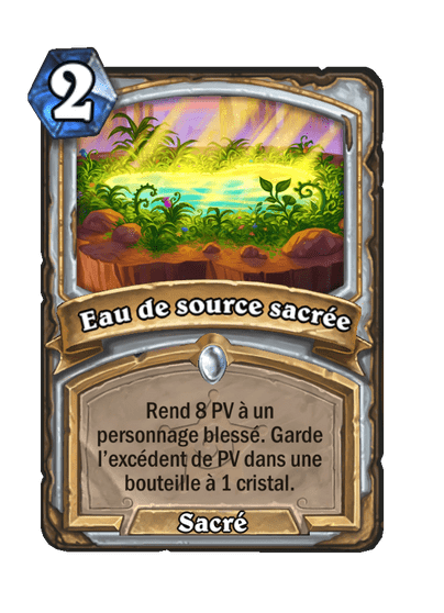 Eau de source sacrée