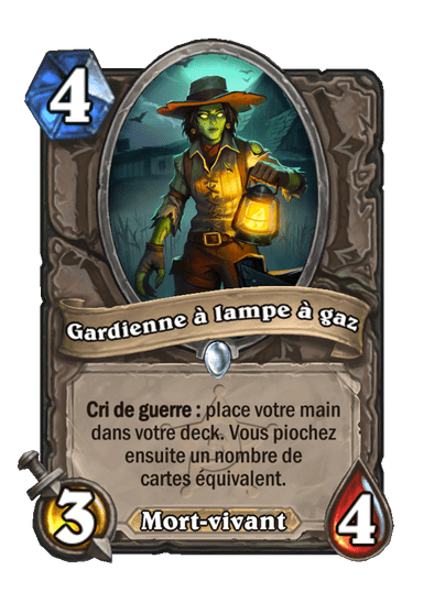 Gardienne à lampe à gaz