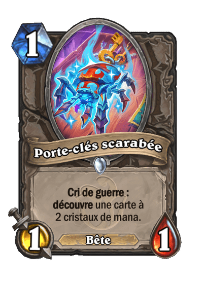 Porte-clés scarabée