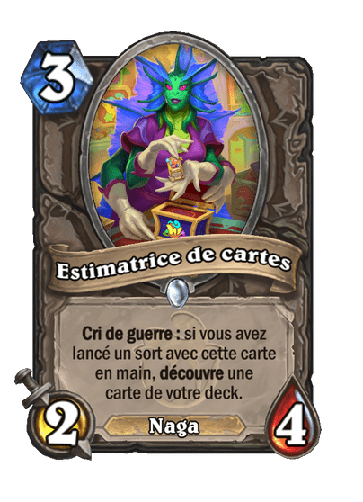 Estimatrice de cartes