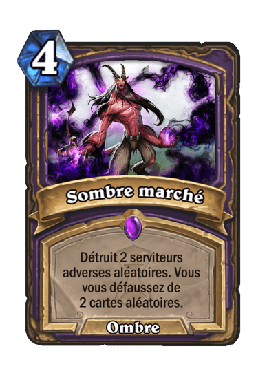 Sombre marché