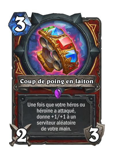 Coup de poing en laiton