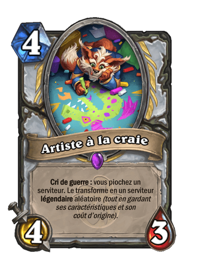 Artiste à la craie
