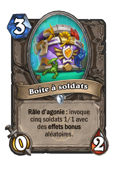 Boîte à soldats
