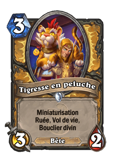 Tigresse en peluche