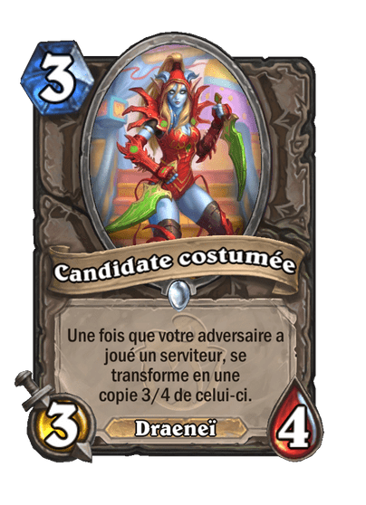 Candidate costumée