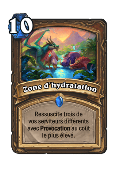 Zone d’hydratation