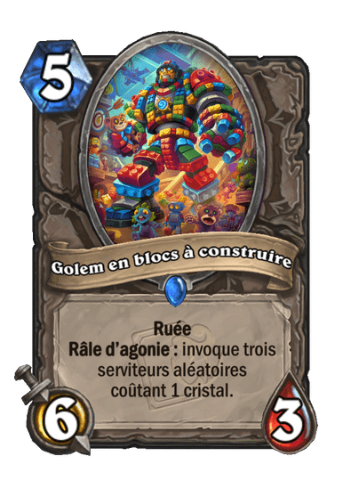 Golem en blocs à construire