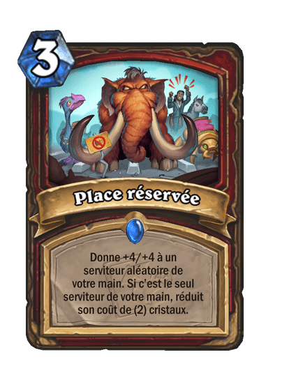 Place réservée