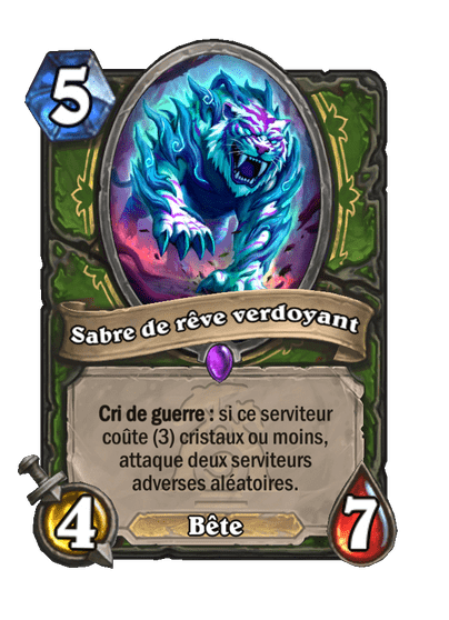 Sabre de rêve verdoyant
