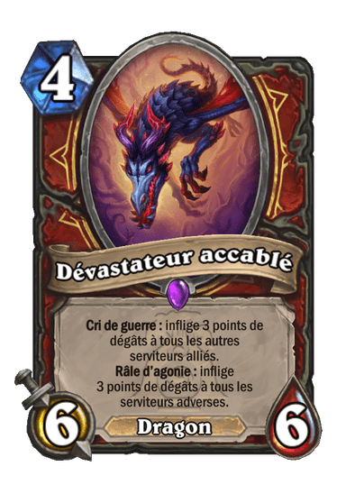 Dévastateur accablé