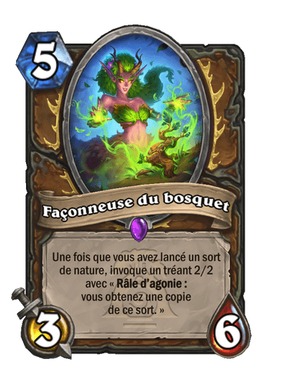 Façonneuse du bosquet