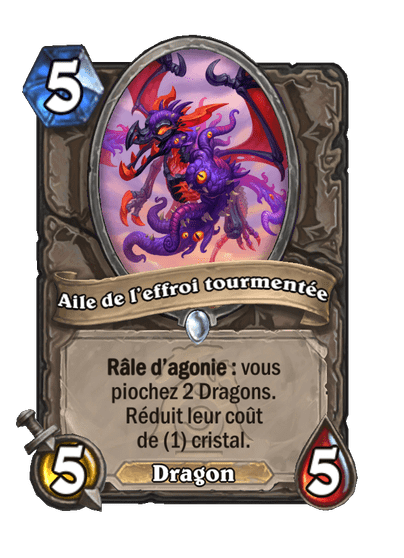 Aile de l’effroi tourmentée