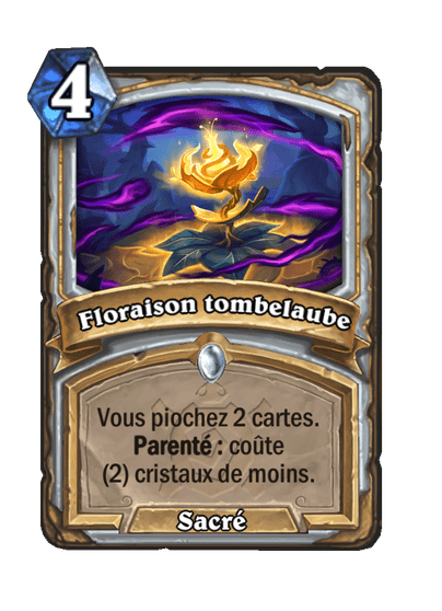 Floraison tombelaube