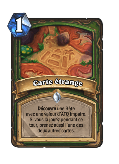 Carte étrange