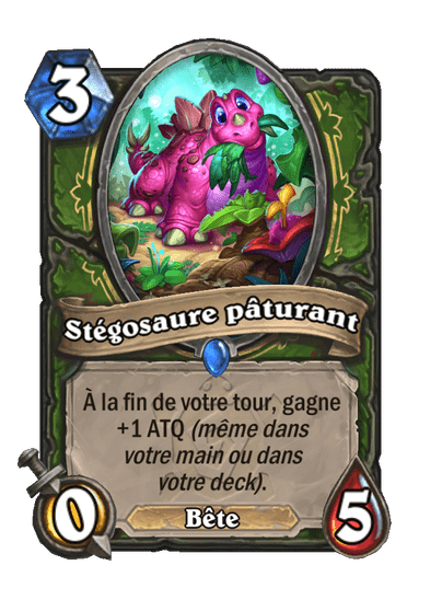 Stégosaure pâturant