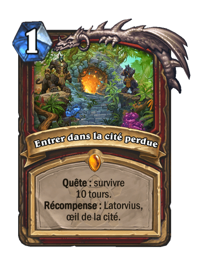 Entrer dans la cité perdue