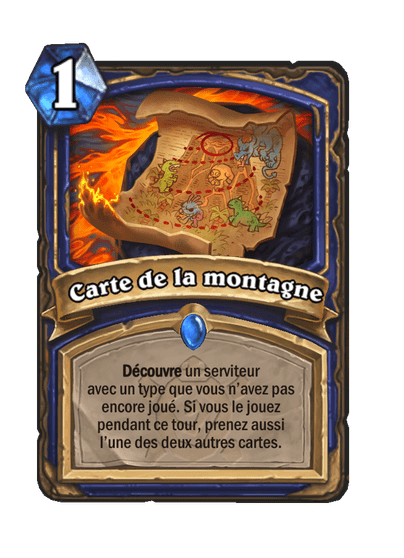 Carte de la montagne