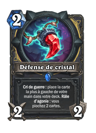 Défense de cristal
