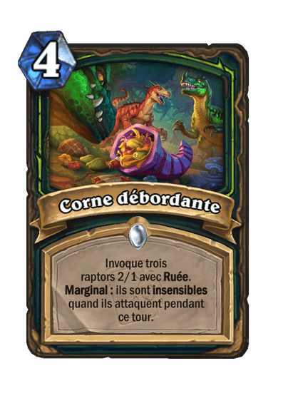 Corne débordante