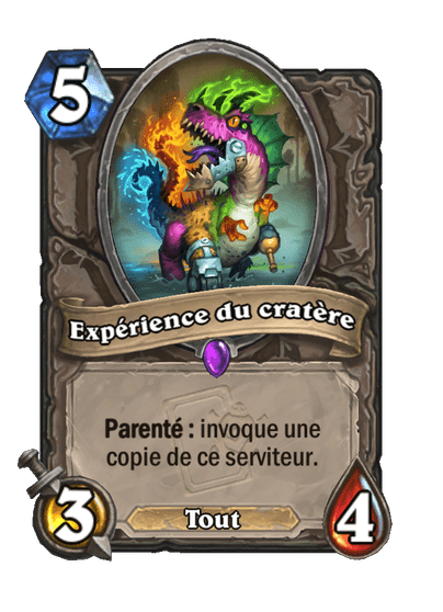 Expérience du cratère