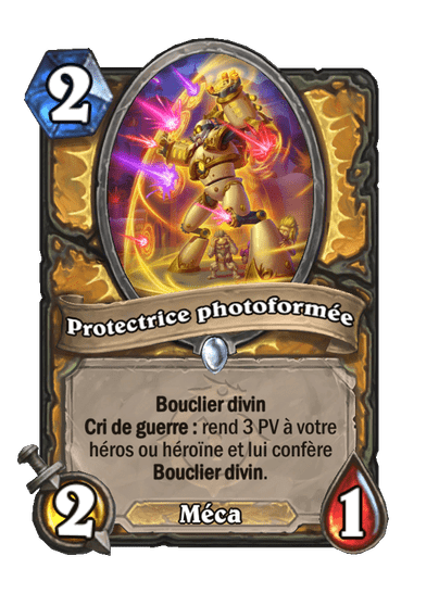 Protectrice photoformée