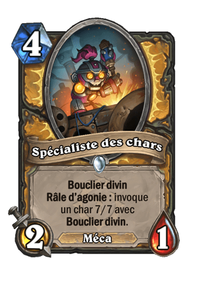 Spécialiste des chars