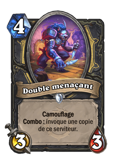 Double menaçant