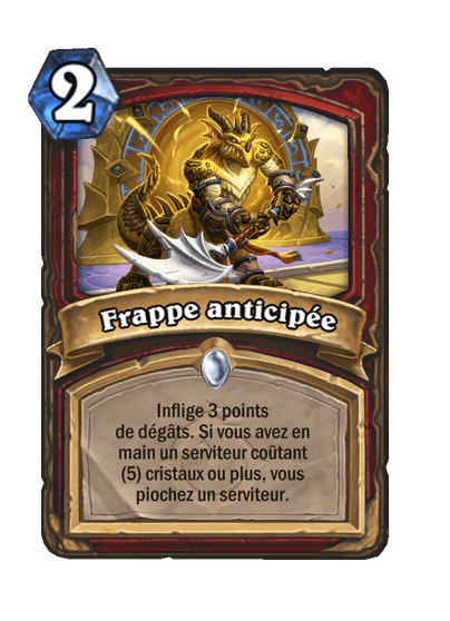 Frappe anticipée