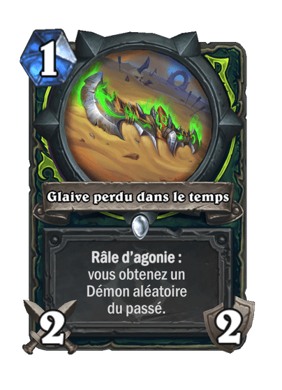 Glaive perdu dans le temps