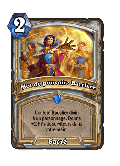 Mot de pouvoir : Barrière